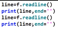Code with end='' removing the extra blank lines